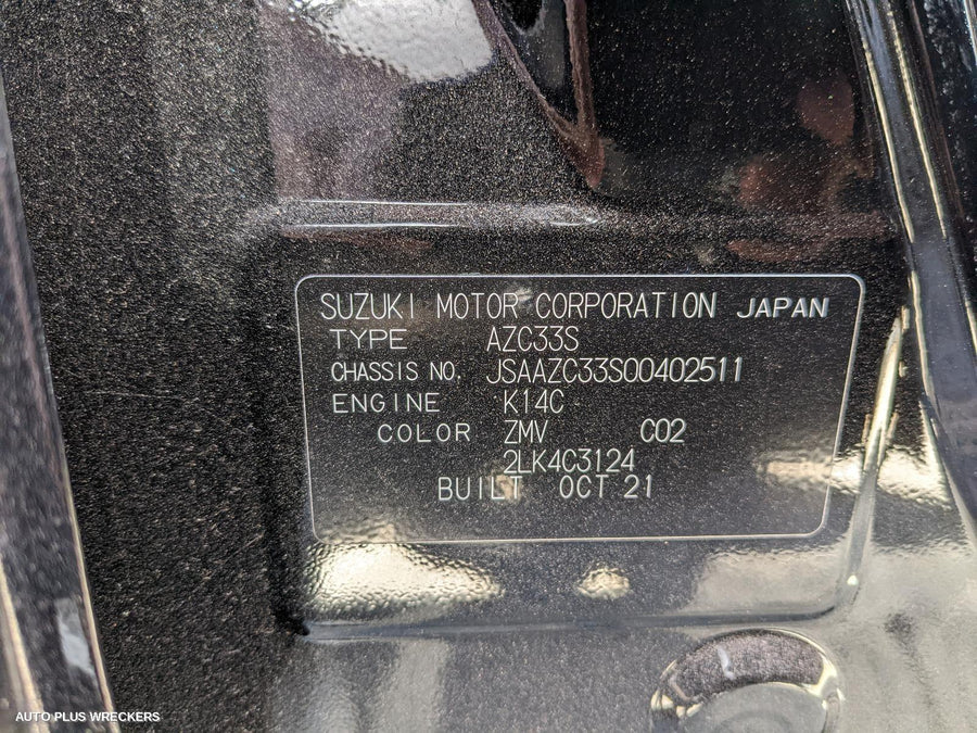 2022 Suzuki Swift Right Front Window Reg Motor 2022 Suzuki Swift Right Front Window Reg Motor