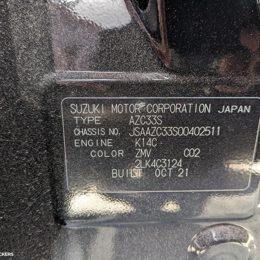 2022 Suzuki Swift Right Front Window Reg Motor 2022 Suzuki Swift Right Front Window Reg Motor