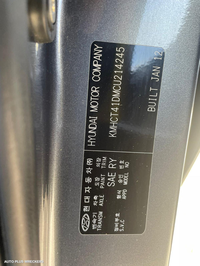 2012 Hyundai Accent Right Rear Door Window 2012 Hyundai Accent Right Rear Door Window