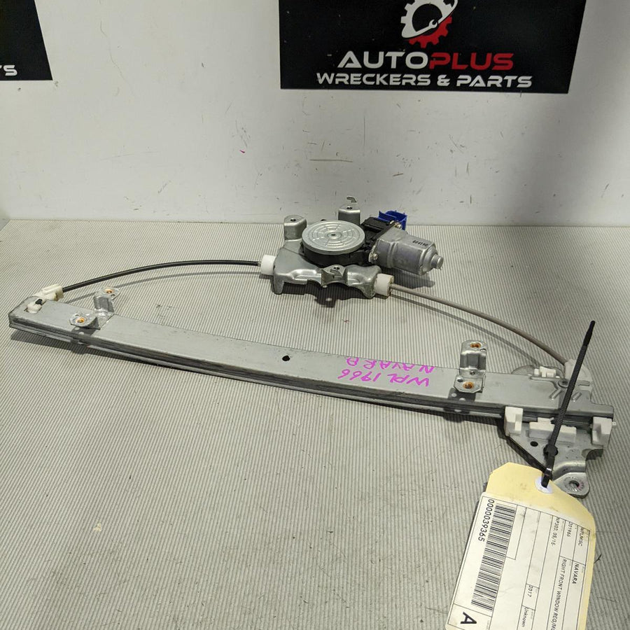 2017 Nissan Navara Right Front Window Reg Motor 2017 Nissan Navara Right Front Window Reg Motor