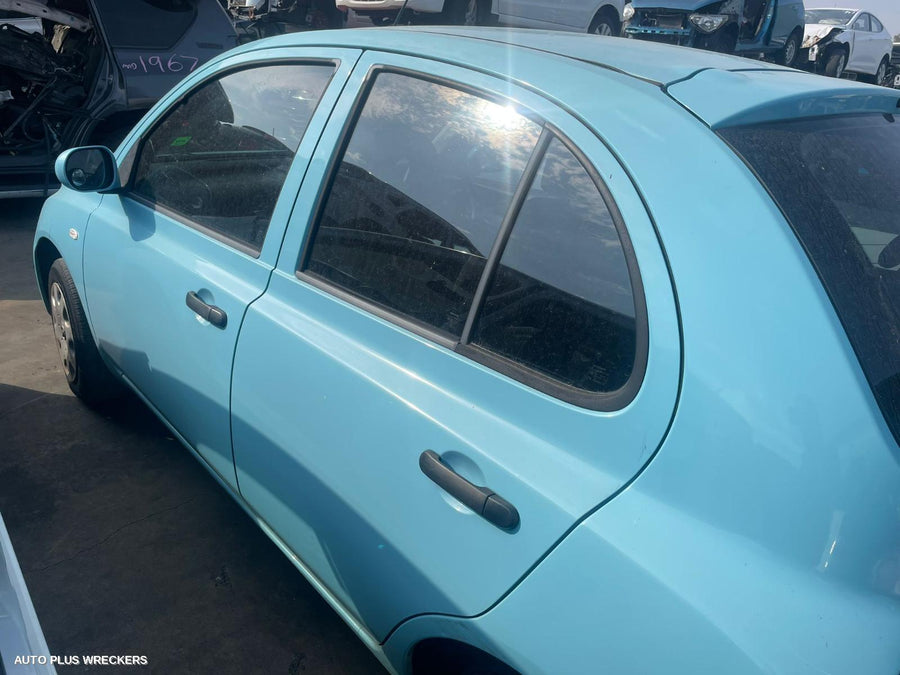 2009 Nissan Micra Left Rear Door Window 2009 Nissan Micra Left Rear Door Window