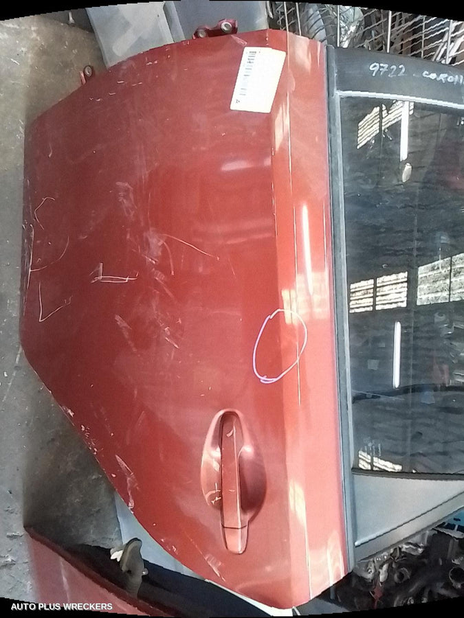 2014 Toyota Corolla Left Rear Door Sliding 2014 Toyota Corolla Left Rear Door Sliding