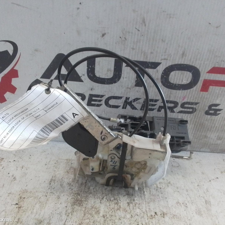 2009 Suzuki Alto Door Boot Gate Lock 2009 Suzuki Alto Door Boot Gate Lock