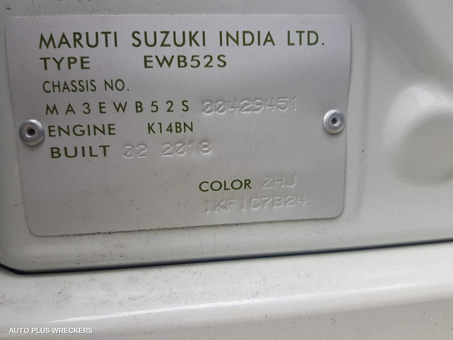 2019 Suzuki Baleno Left Indicator Fog Side 2019 Suzuki Baleno Left Indicator Fog Side