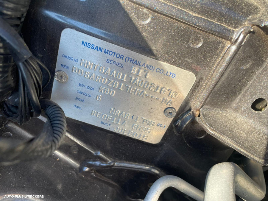 2015 Nissan Pulsar Left Front Window Reg Motor 2015 Nissan Pulsar Left Front Window Reg Motor