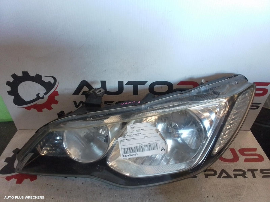 2006-2008 Honda Civic Left Headlamp