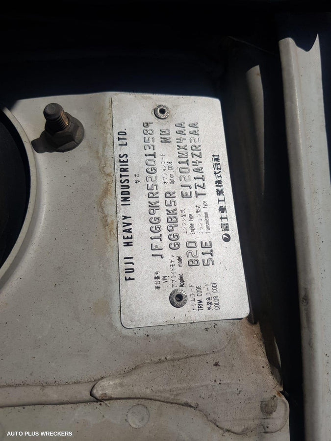 2002 Subaru Impreza Fan