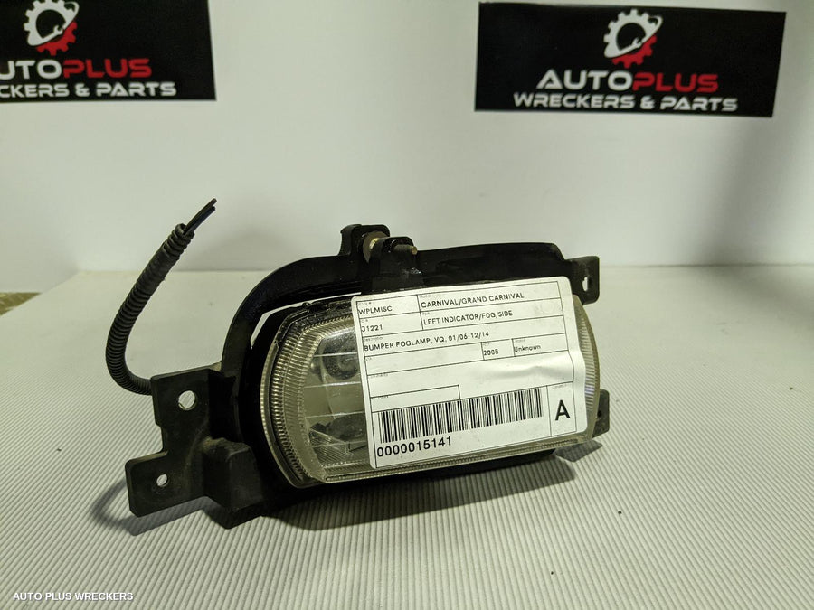 2008 Kia Carnival/grand Carnival Left Indicator Fog Side