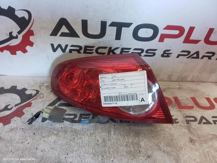 2007 Holden Viva Left Taillight