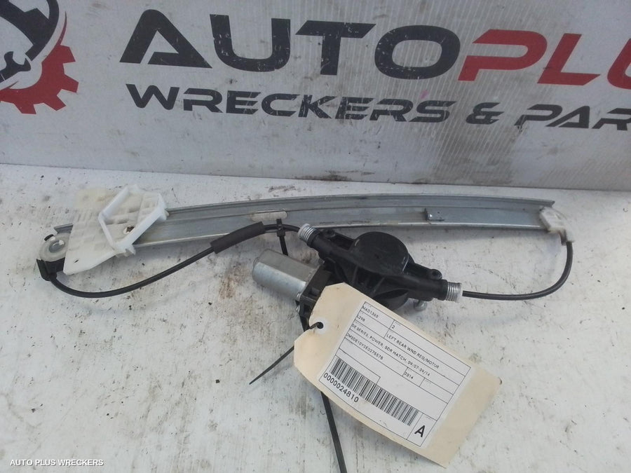 2007-2014 Mazda 2 Left Rear Wnd Reg Motor