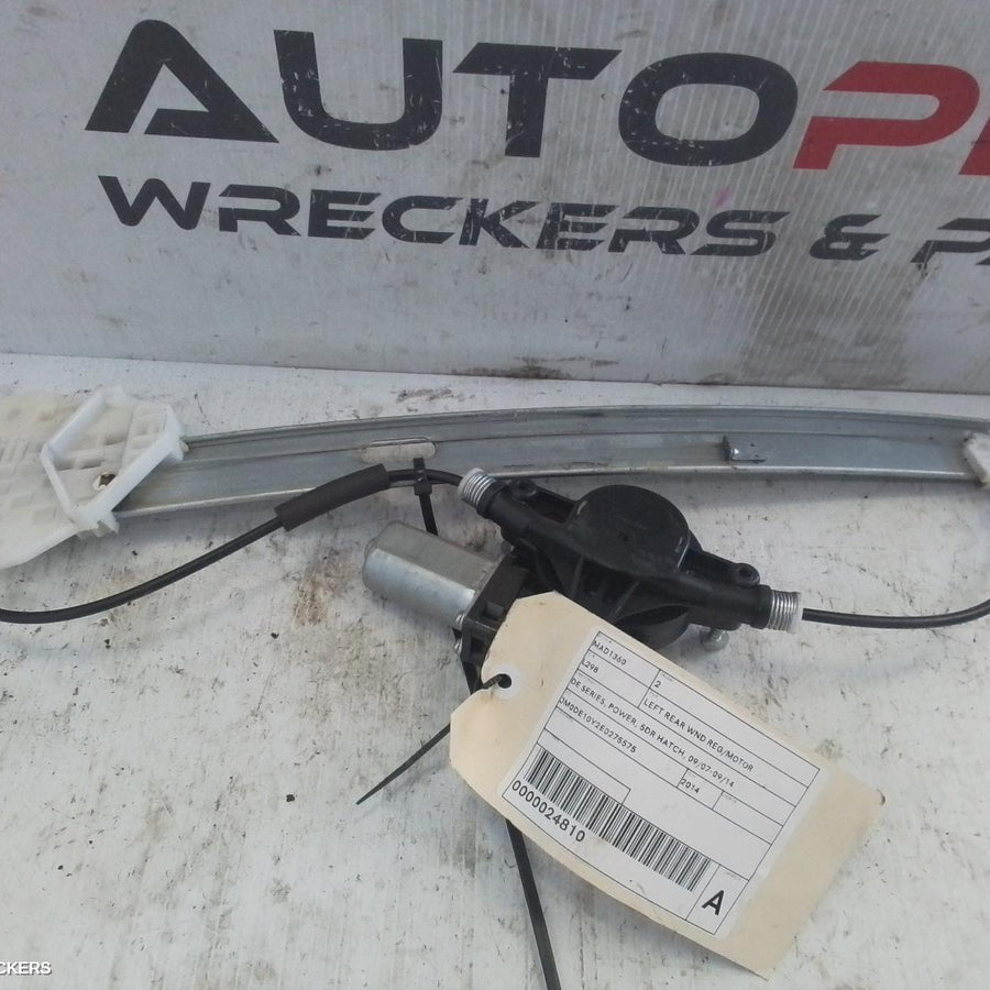 2007-2014 Mazda 2 Left Rear Wnd Reg Motor