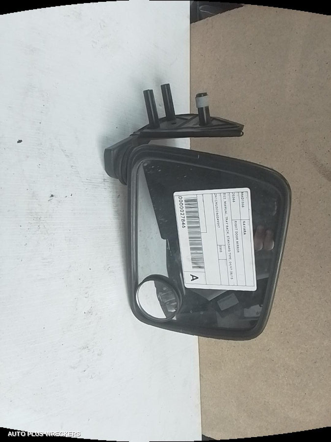 1997-2015 Nissan Navara Right Door Mirror
