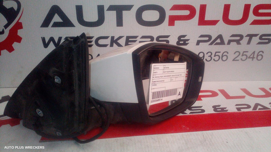 2013-2020 Skoda Octavia Right Door Mirror