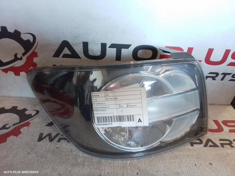 2010 Mazda Cx7 Left Taillight