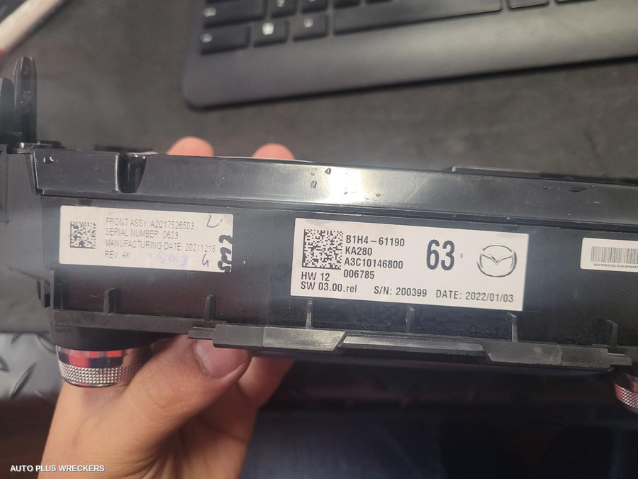 2022 Mazda Cx30 Heater Ac Controls