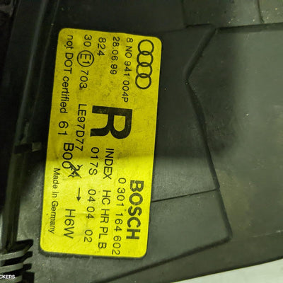1999 Audi Tt Right Headlamp