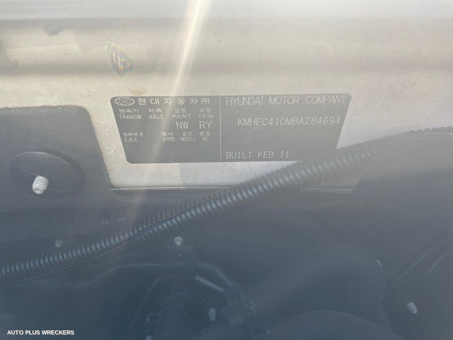 2011 Hyundai I45 Right Headlamp