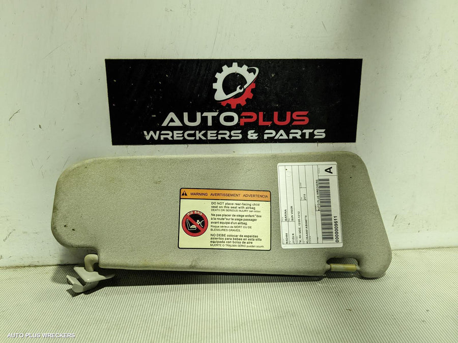 2010 Holden Barina Sunvisor