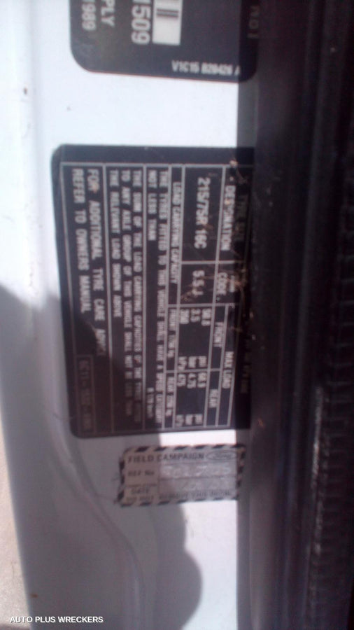 2007 Ford Transit Left Headlamp