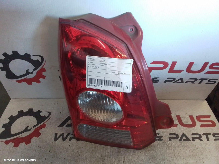 2012 Suzuki Alto Left Taillight