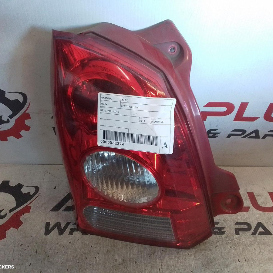 2012 Suzuki Alto Left Taillight