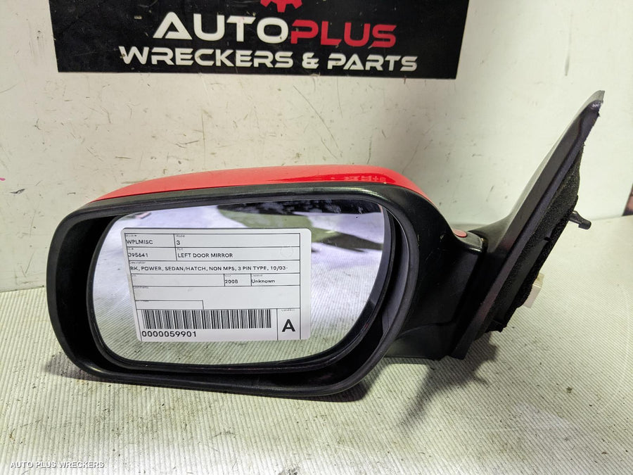 2008 Mazda 3 Left Door Mirror