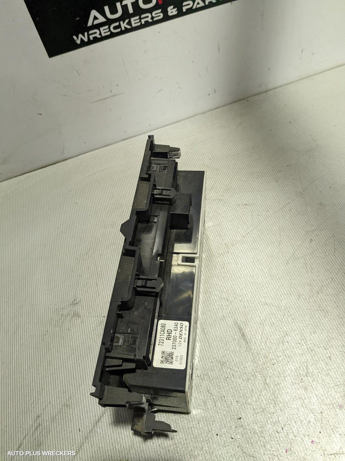 2015 Toyota 86 Heater Ac Controls