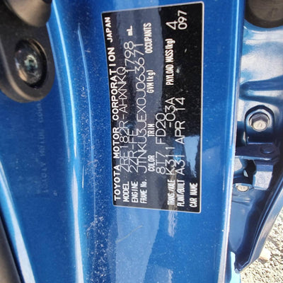 2014 Toyota Corolla Abs Sensor