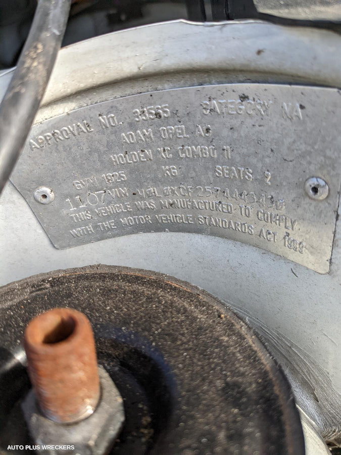 2008 Holden Barina Right Guard