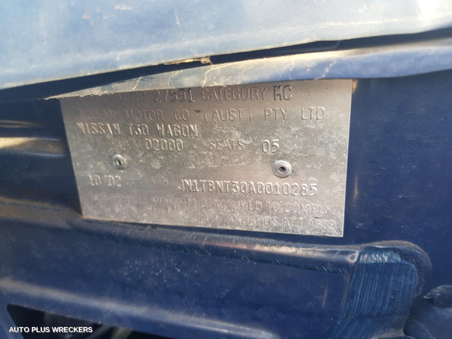 2002 Nissan Xtrail Left Rear Door Window