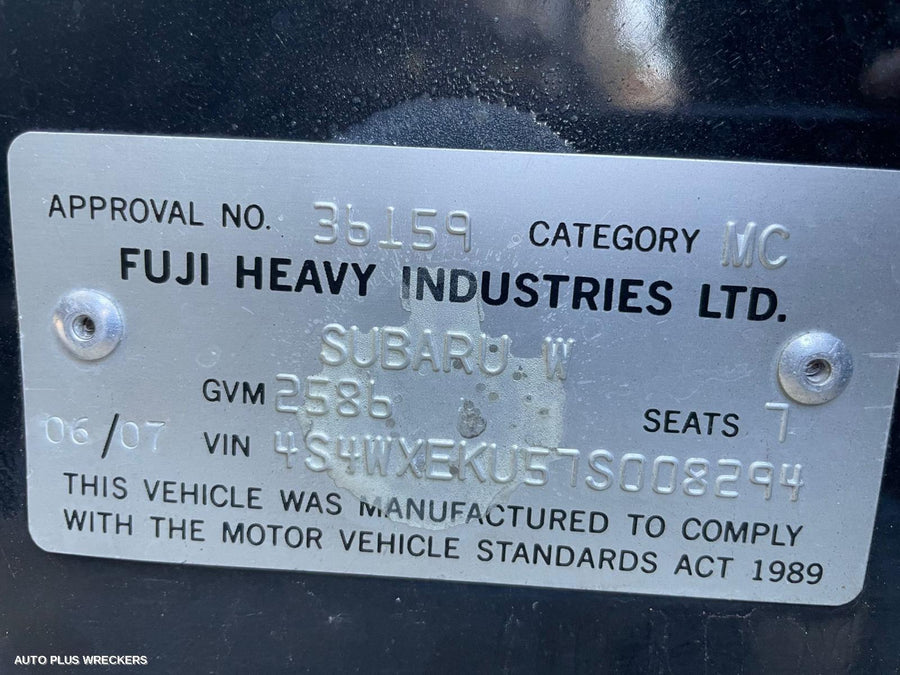 2007 Subaru Tribeca A C Condenser