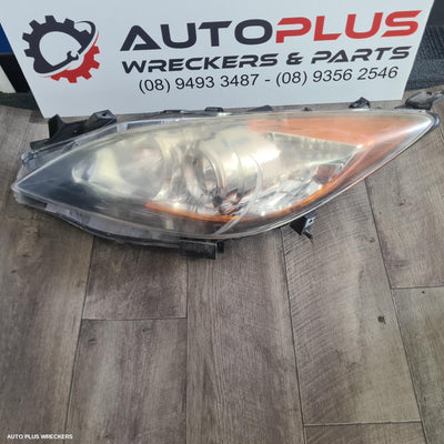 2009-2013 Mazda 3 Left Headlamp