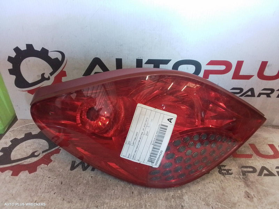 2007 Peugeot 207 Left Taillight