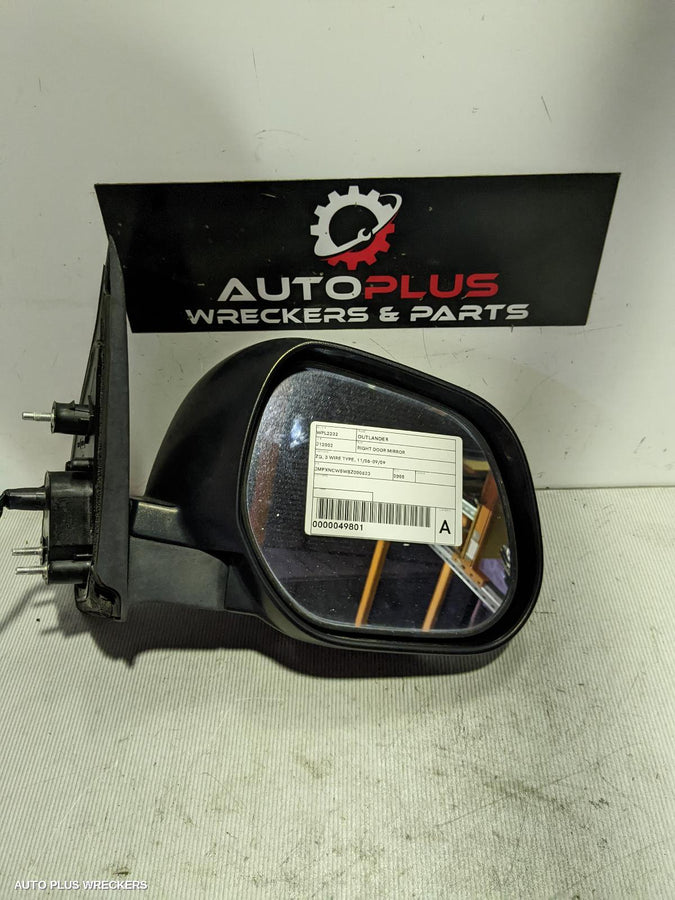2008 Mitsubishi Outlander Right Door Mirror