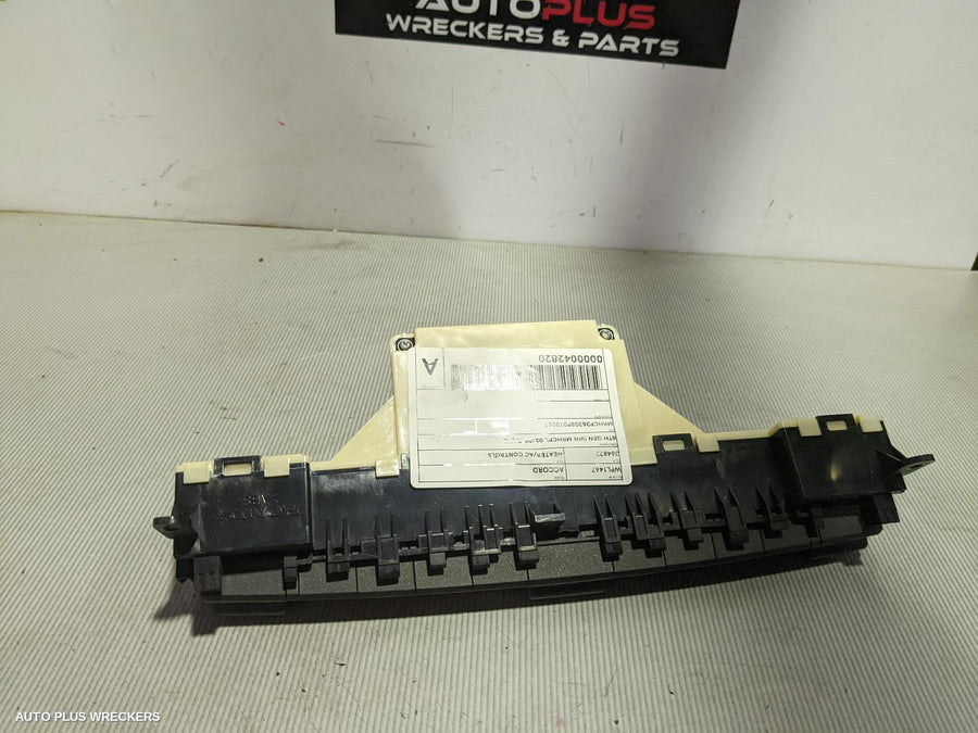 2008 Honda Accord Heater Ac Controls