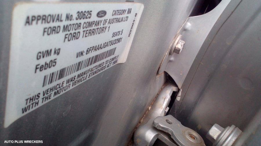 2005 Ford Territory Bonnet