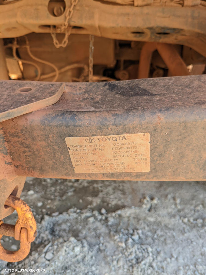 2019 Toyota Hilux Rear Diff Assembly