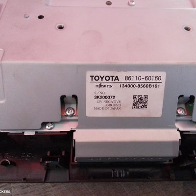 2015 Toyota Landcruiser Radio Cd Dvd Sat Tv