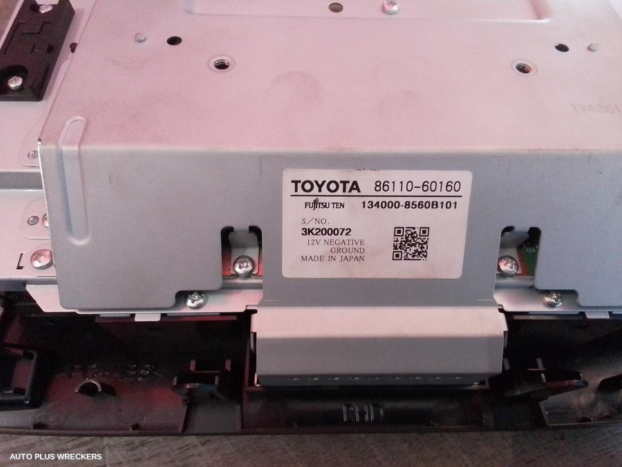 2015 Toyota Landcruiser Radio Cd Dvd Sat Tv