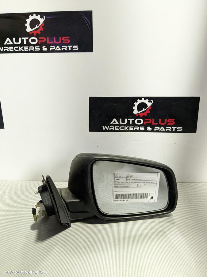 2010 Mitsubishi Lancer Right Door Mirror