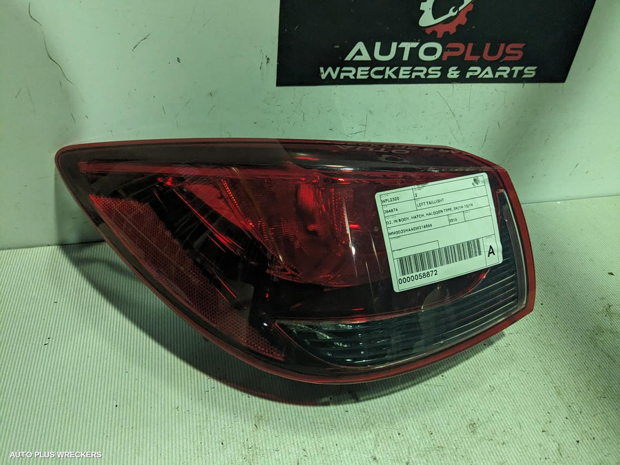 2014-2019 Mazda 2 Left Taillight