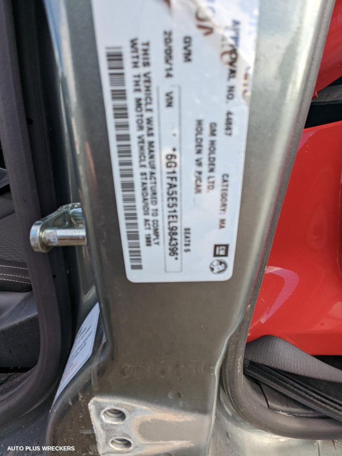 2014 Holden Commodore Radio Cd Dvd Sat Tv