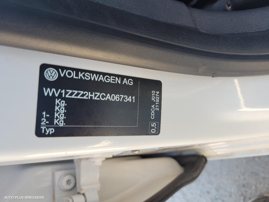 2013 Volkswagen Amarok Right Rear Door Sliding