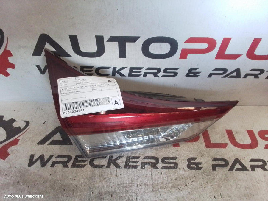 2017 Toyota Corolla Rear Garnish