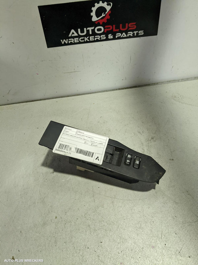 2018 Toyota Corolla Pwr Dr Wind Switch