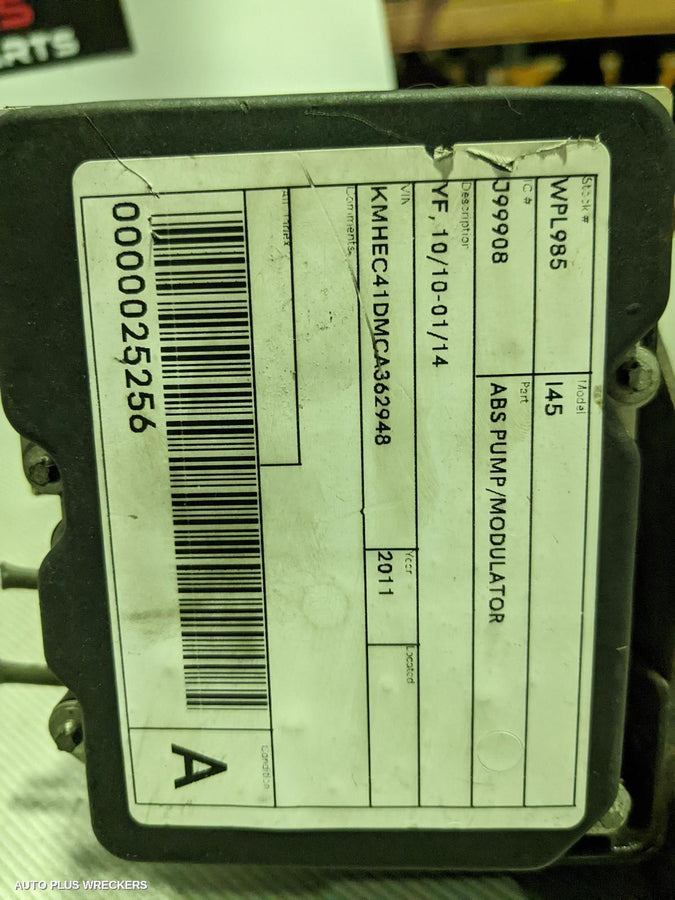 2010-2014 Hyundai I45 Abs Pump Modulator