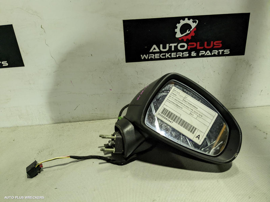 2010-2018 Audi A1 Right Door Mirror
