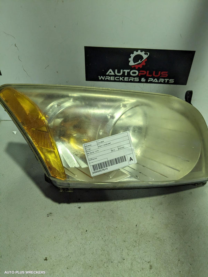 2010 Dodge Caliber Right Headlamp