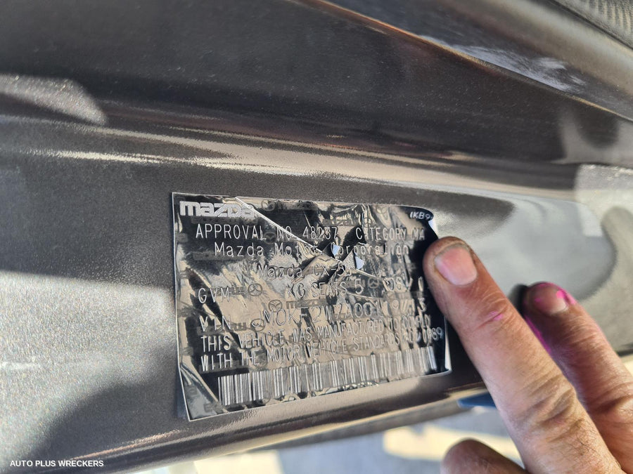 2017 Mazda Cx5 Airbag Module Sensor