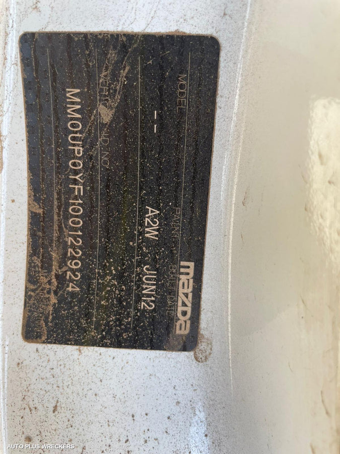 2012 Mazda Bt50 Door Boot Gate Lock